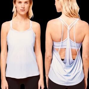 EUC Lululemon Shear Lightness Tank Serene Blue Size  6
